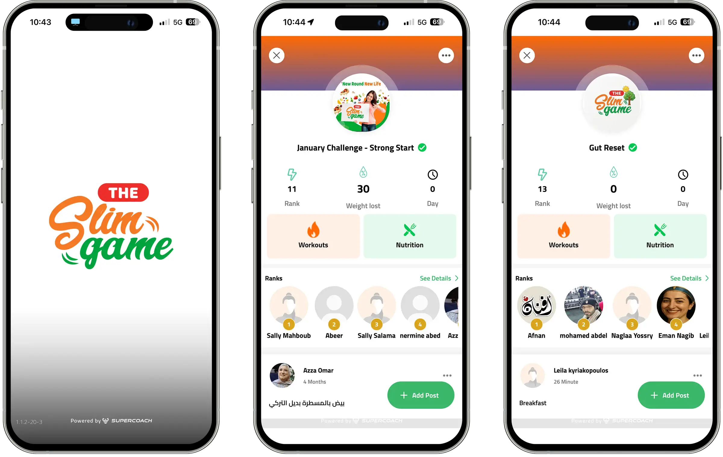 Dr. Kareem’s client program — 500+ custom meals, water and steps tracking