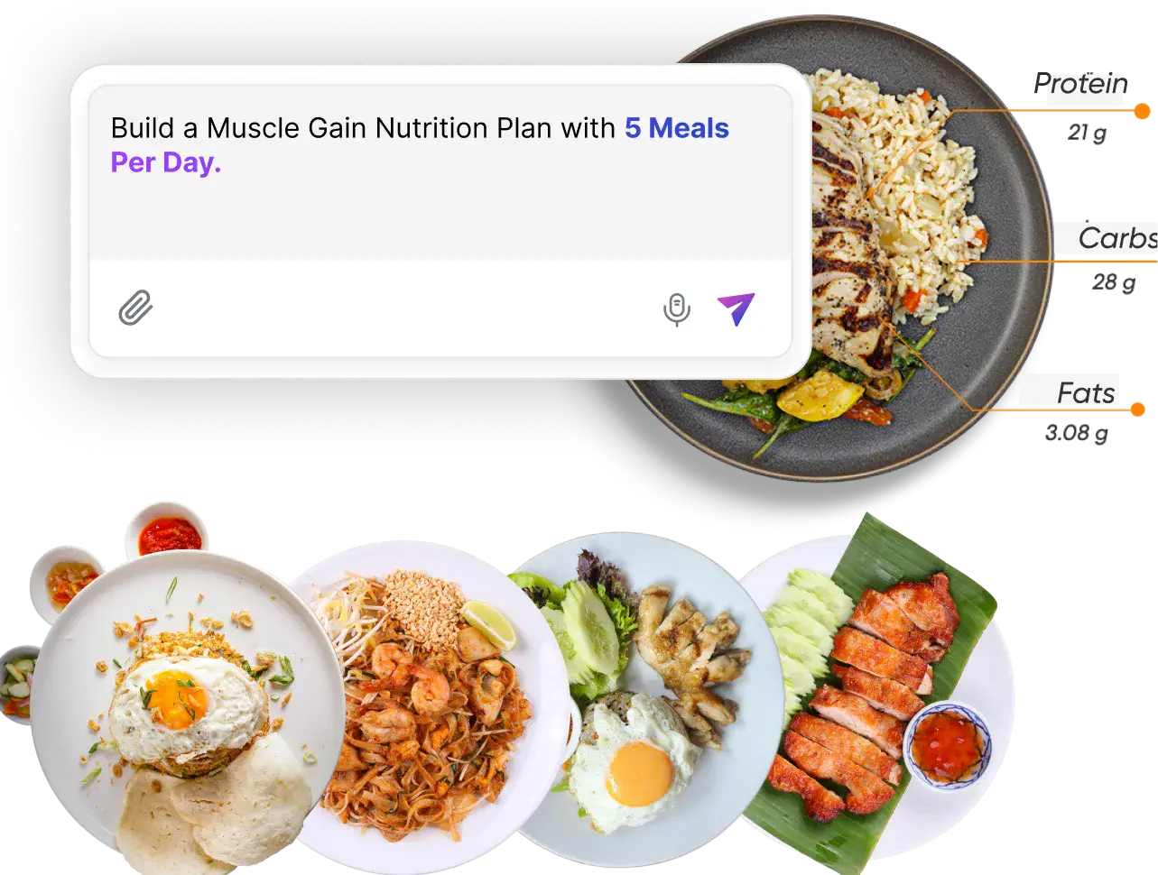Create smart food swaps in seconds